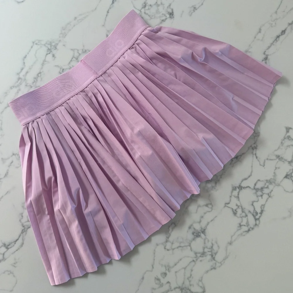 Alo Yoga Aces Tennis Skirt - Sugarplum Pink - Size Small - Picture 3 of 9